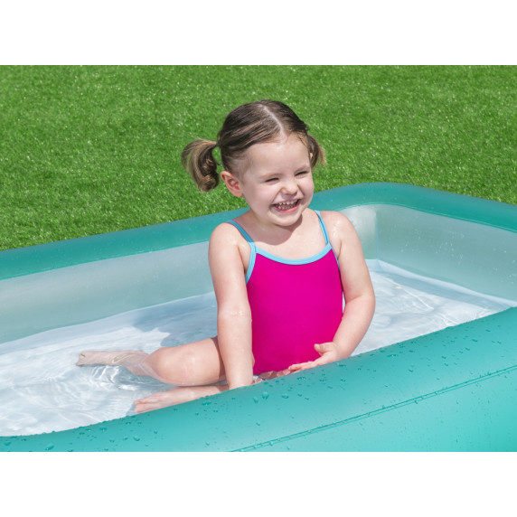 Nafukovací bazén 165 x 104 x 25 cm BESTWAY 51115 Aquababes Kiddie Pool - tyrkysový