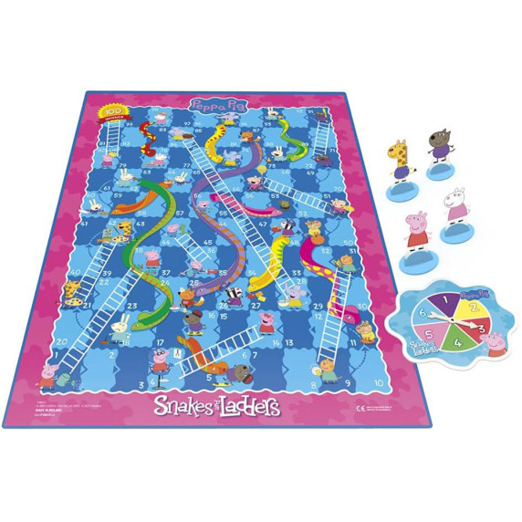 Spoločenská hra Prasiatko Peppa HASBRO Peppa Pig Snakes and Ladders