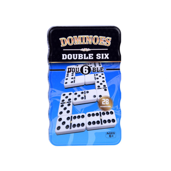 Domino v kovovej krabice Inlea4Fun DOMINOES