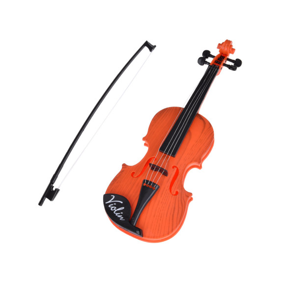 Detské husle 42 cm Inlea4Fun VIOLIN - svetlohnedé