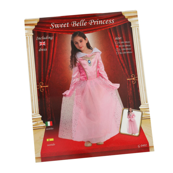 Detský kostým Princezná SWEET BELLE PRINCESS - veľkosť M (110-120 cm)