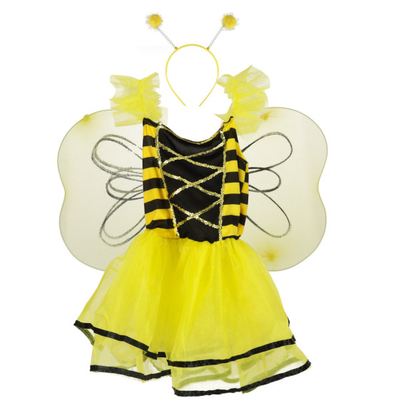 Detský kostým Včielka LOVELY BEE FAIRY - veľkosť S (100-110 cm)