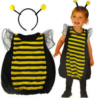 Detský kostým Včielka LOVELY HONEYBEE - veľkosť S (100-110 cm) 