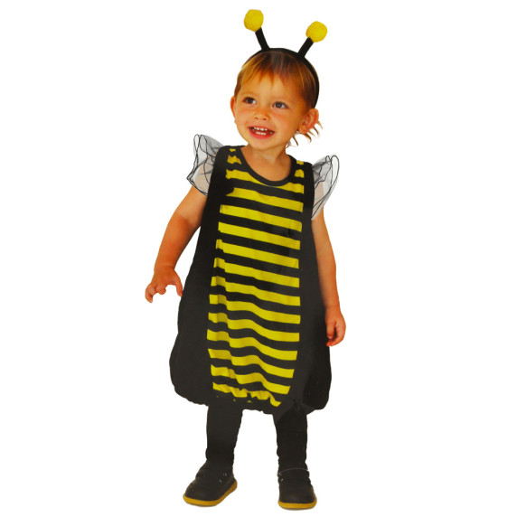 Detský kostým Včielka LOVELY HONEYBEE - veľkosť S (100-110 cm)