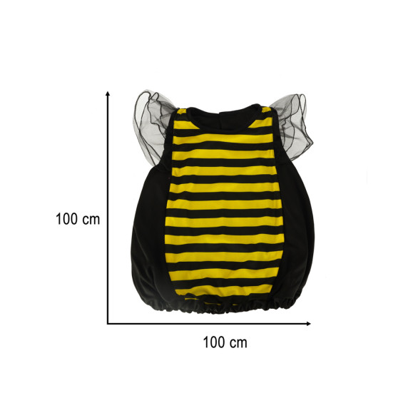 Detský kostým Včielka LOVELY HONEYBEE - veľkosť S (100-110 cm)