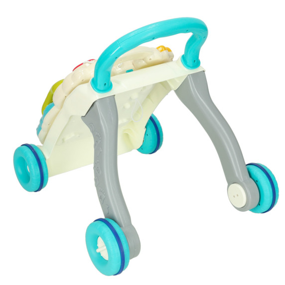 Detské edukačné chodítko 4v1 Inlea4Fun BABY WALKER - tyrkysové