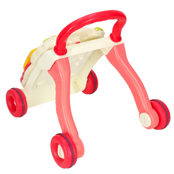 Detské edukačné chodítko 4v1 Inlea4Fun BABY WALKER - červené