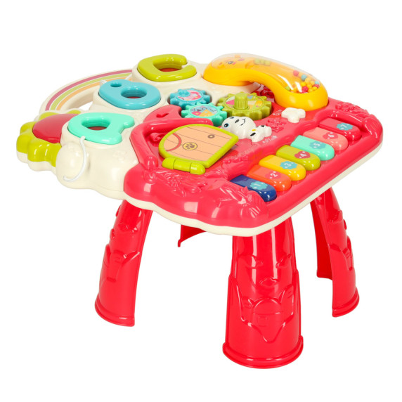 Detské edukačné chodítko 4v1 Inlea4Fun BABY WALKER - červené