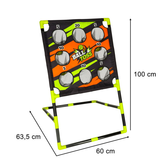 Hádzanie na cieľ Inlea4Fun BALL TOSS GAME SET