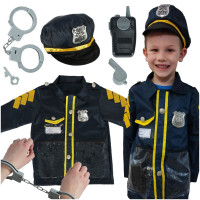Detský kostým Policajt s príslušenstvom 3-8 rokov Inlea4Fun POLICE 