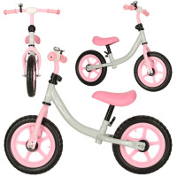 Detské cykloodrážadlo TRIKE FIX Balance - biele/ružové 