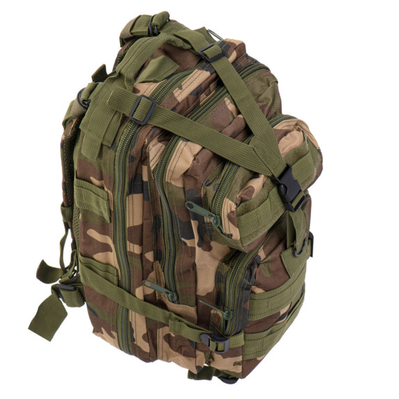 Taktický turistický batoh s 5 vreckami 25 l - moro