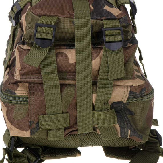 Taktický turistický batoh s 5 vreckami 25 l - moro