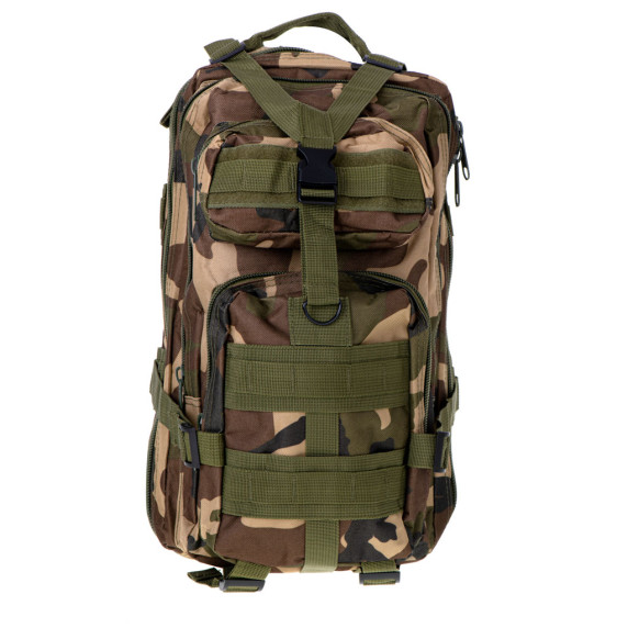 Taktický turistický batoh s 5 vreckami 25 l - moro