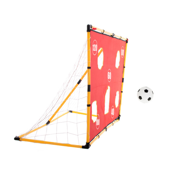 Futbalová bránka s tréningovými otvormi Inlea4Fun SOCCER GOAL PLAY SET