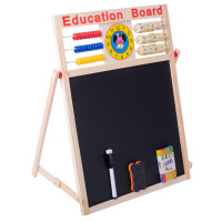 Magnetická tabuľa s magnetkami, počítadlom a hodinami Inlea4Fun EDUCATION BOARD 