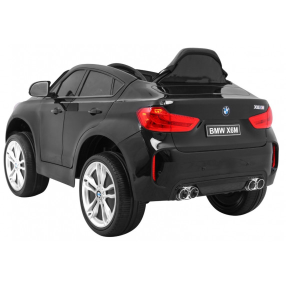 Elektrické autíčko BMW X6M - čierne lakované