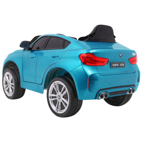 Elektrické autíčko BMW X6M - modré lakované