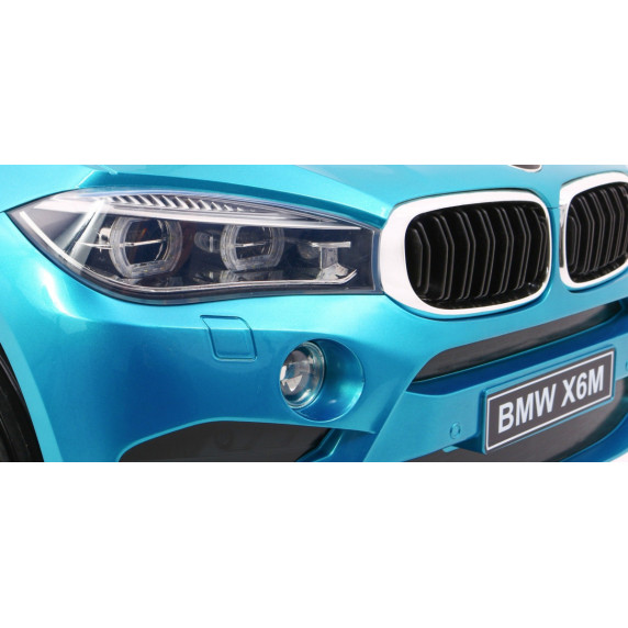 Elektrické autíčko BMW X6M - modré lakované