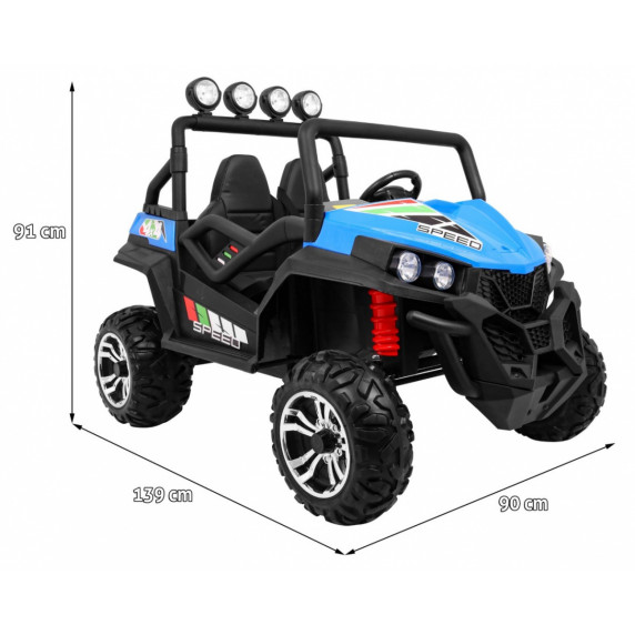 Elektrická štvorkolka Inlea4Fun Buggy 4x4 LIFT - modrá