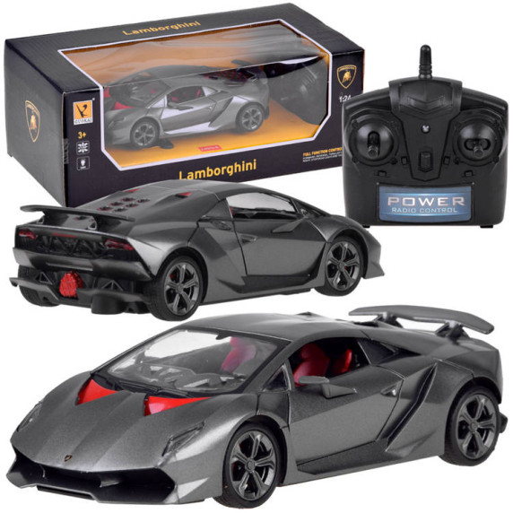 RC Autíčko na diaľkové ovládanie Lamborghini - sivé