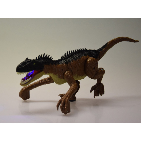 RC dinosaurus s diaľkovým ovládaním Inlea4Fun DINOSAUR WORLD - hnedý