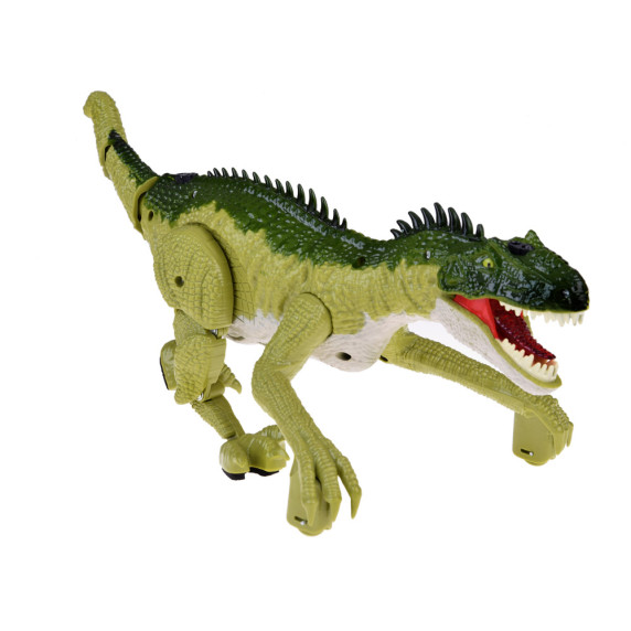 RC dinosaurus s diaľkovým ovládaním Inlea4Fun DINOSAUR WORLD - zelený