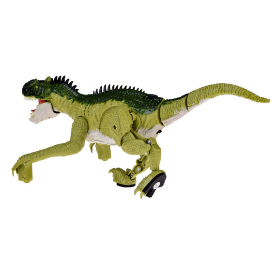 RC dinosaurus s diaľkovým ovládaním Inlea4Fun DINOSAUR WORLD - zelený