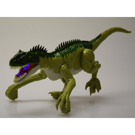 RC dinosaurus s diaľkovým ovládaním Inlea4Fun DINOSAUR WORLD - zelený