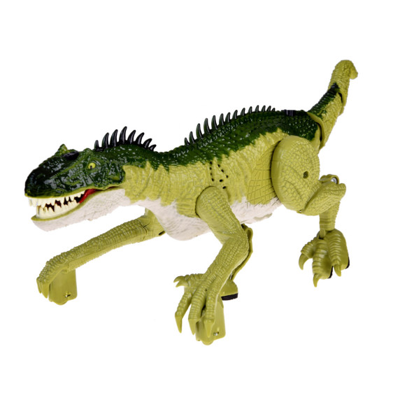 RC dinosaurus s diaľkovým ovládaním Inlea4Fun DINOSAUR WORLD - zelený