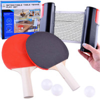 Set na stolný tenis Inlea4Fun TABLE TENNIS PLAY SET 