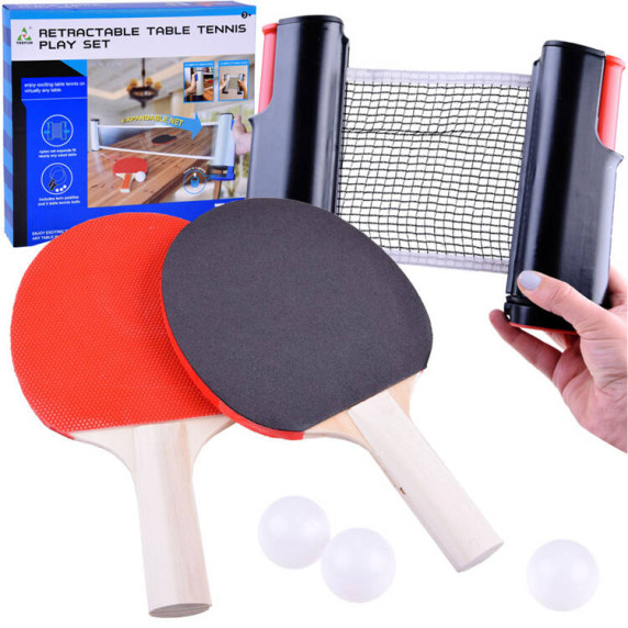 Set na stolný tenis Inlea4Fun TABLE TENNIS PLAY SET