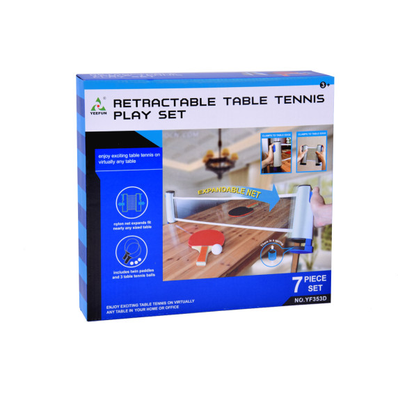 Set na stolný tenis Inlea4Fun TABLE TENNIS PLAY SET