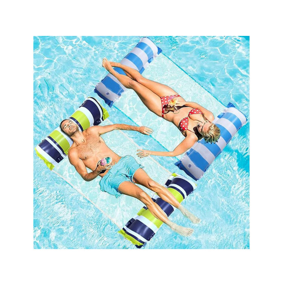 Lehátko do vody 115 x 66 cm Inlea4Fun SP0759 - zelené