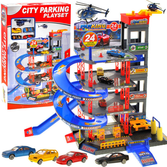 Garáž, poschodové parkovisko Inlea4Fun CITY PARKING PLAYSET