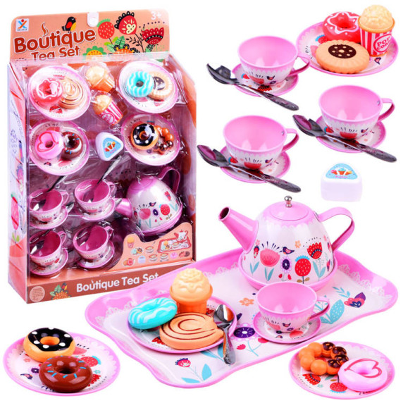 Detská čajová súprava 29 prvkov Inlea4Fun BOUTIQUE TEA SET