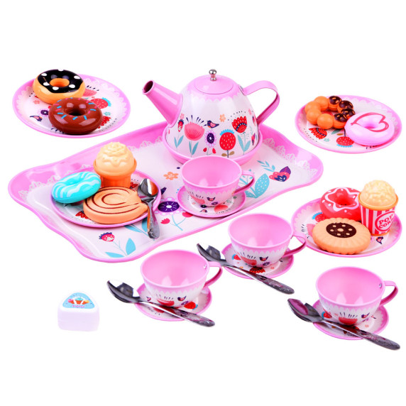 Detská čajová súprava 29 prvkov Inlea4Fun BOUTIQUE TEA SET