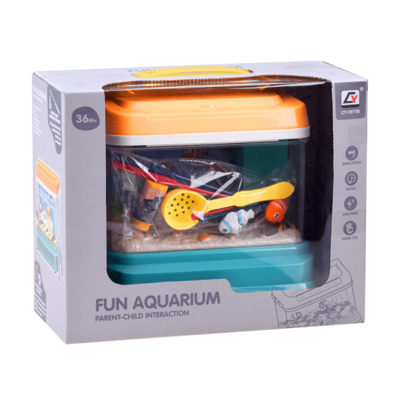 Interaktívne osvetlené akvárium s magnetickými rybičkami Inlea4Fun FUN AQUARIUM