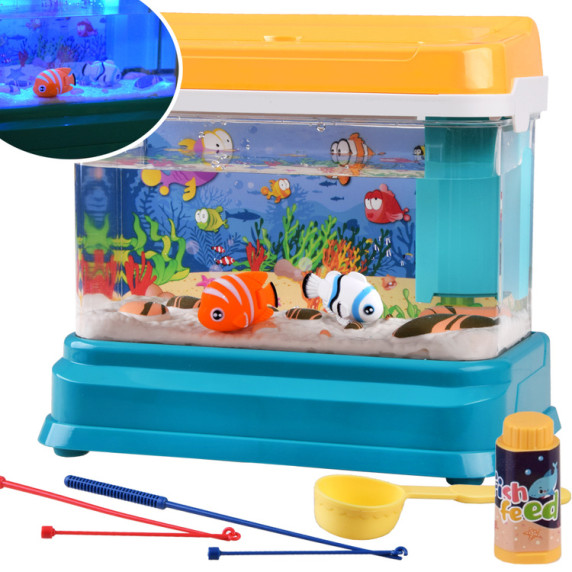 Interaktívne osvetlené akvárium s magnetickými rybičkami Inlea4Fun FUN AQUARIUM