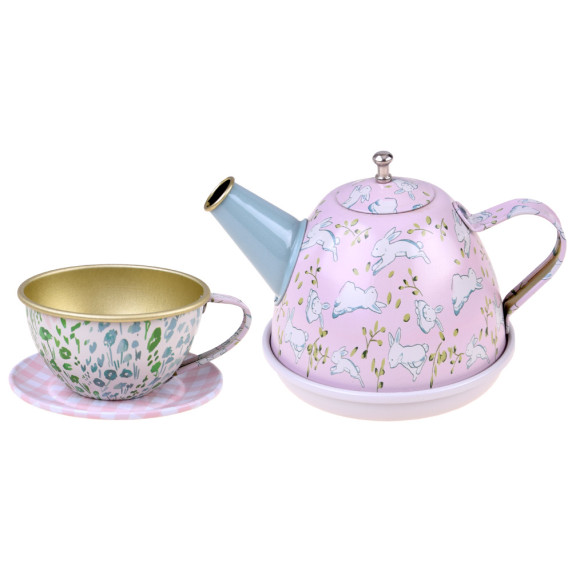 Detská čajová súprava kovová 15 prvkov Inlea4Fun BOUTIQUE TEA SET