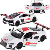 Kovové autíčko Audi R8 LMS 1:32 Inlea4Fun METAL SPEED ZONE 