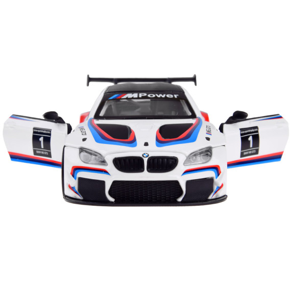 Kovové autíčko BMW M6 GT3 Inlea4Fun METAL SPEED ZONE