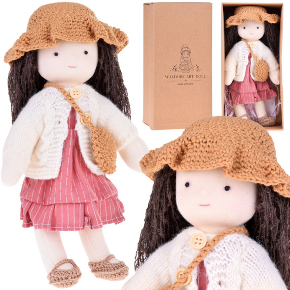 Handrová bábika 28 cm WALDORF ART DOLL