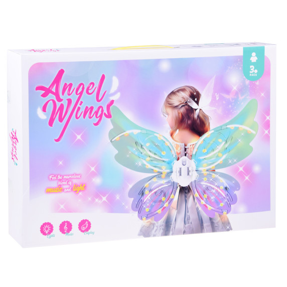 Svietiace rozprávkové krídla Inlea4Fun ANGEL WINGS