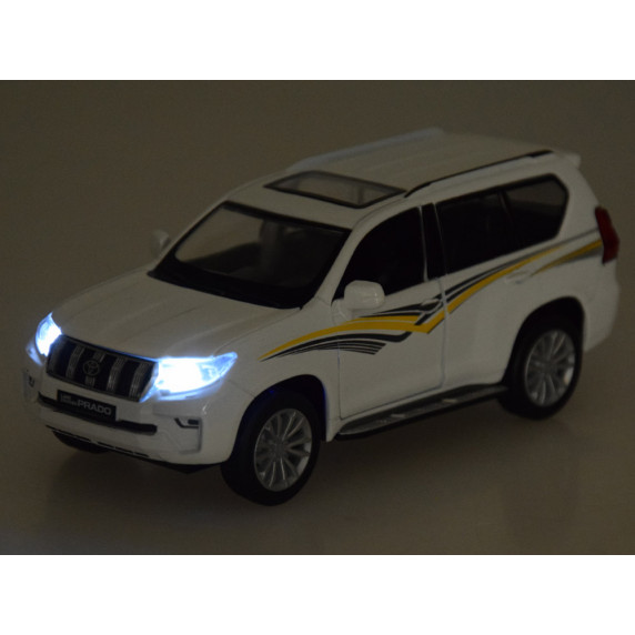 Kovové autíčko TOYOTA LAND CRUISER PRADO Inlea4Fun METAL SPEED ZONE