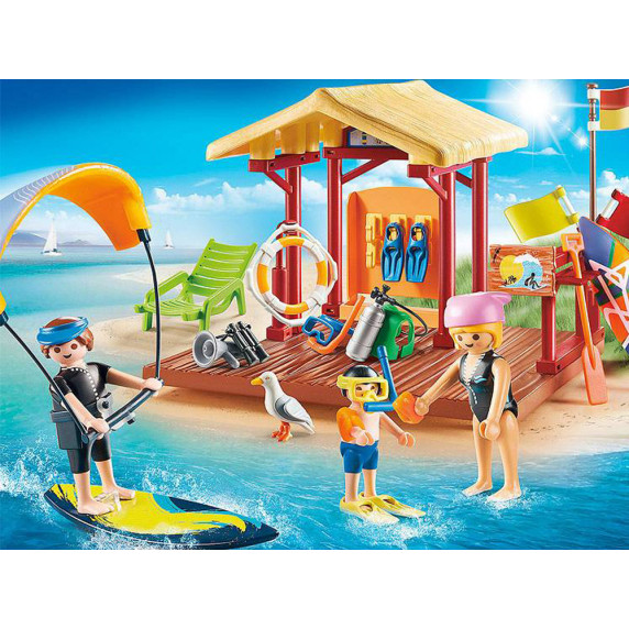 Kreatívna stavebnica Škola vodných športov 73 dielikov Playmobil Family Fun 70090