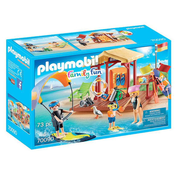 Kreatívna stavebnica Škola vodných športov 73 dielikov Playmobil Family Fun 70090