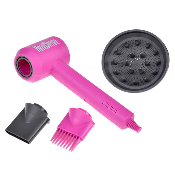 Detský kadernícky set Inlea4Fun HAIR DRYER STYLING SET - ružový