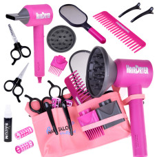 Detský kadernícky set Inlea4Fun HAIR DRYER STYLING SET - ružový Preview