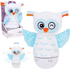 Nočná lampa s melódiami plyšová sova Inlea4Fun BABY TOYS Preview